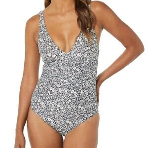 AMAZON ESSENTIALS WOMEN'S TUMMY CONTROL SHAPING FLORAL SWIMSUIT SIZE 00 NEW